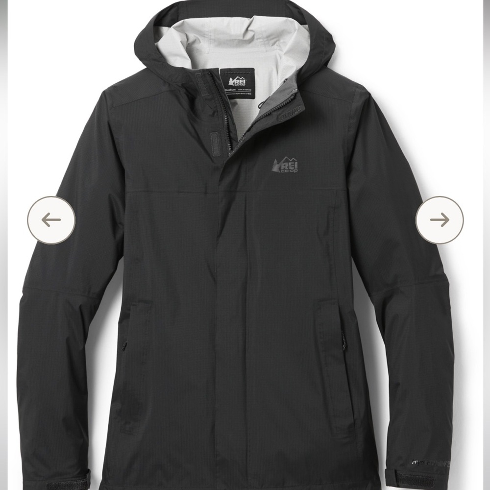 BRAND NEW rei Rainier Rain jacket